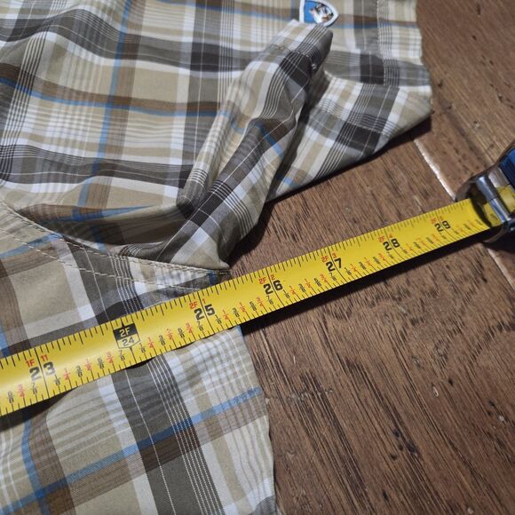 Kuhl Eluxur Shirt Men's XL Short Sleeve Button Up Hiking Outdoors - Picture 7 of 8